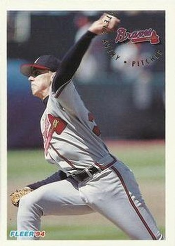 #350 Steve Avery - Atlanta Braves - 1994 Fleer Baseball