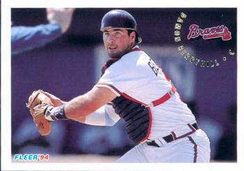 #353 Damon Berryhill - Atlanta Braves - 1994 Fleer Baseball