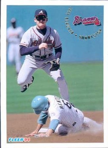 #354 Jeff Blauser - Atlanta Braves - 1994 Fleer Baseball