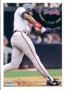 #366 Fred McGriff - Atlanta Braves - 1994 Fleer Baseball