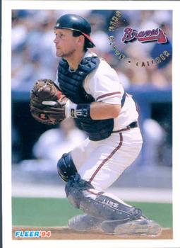 #370 Greg Olson - Atlanta Braves - 1994 Fleer Baseball