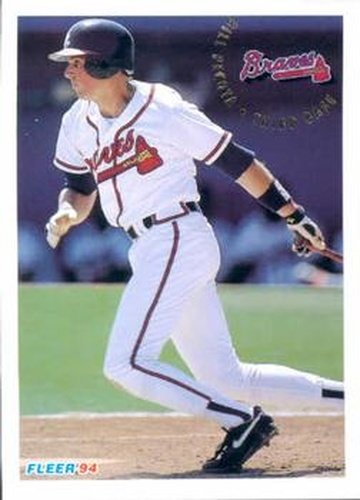 #371 Bill Pecota - Atlanta Braves - 1994 Fleer Baseball