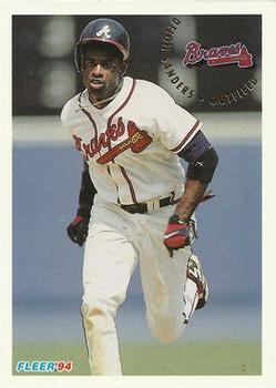 #373 Deion Sanders - Atlanta Braves - 1994 Fleer Baseball