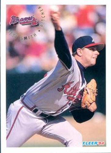 #374 Pete Smith - Atlanta Braves - 1994 Fleer Baseball