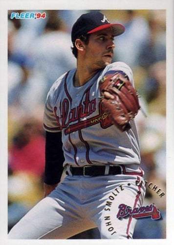 #375 John Smoltz - Atlanta Braves - 1994 Fleer Baseball