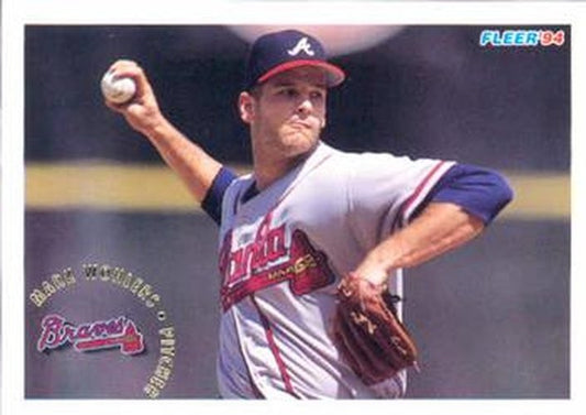 #378 Mark Wohlers - Atlanta Braves - 1994 Fleer Baseball