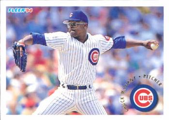 #390 Chuck McElroy - Chicago Cubs - 1994 Fleer Baseball