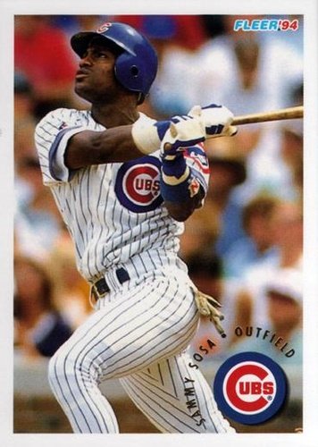 #399 Sammy Sosa - Chicago Cubs - 1994 Fleer Baseball