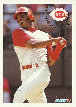 #426 Juan Samuel - Cincinnati Reds - 1994 Fleer Baseball