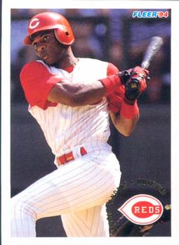 #427 Reggie Sanders - Cincinnati Reds - 1994 Fleer Baseball