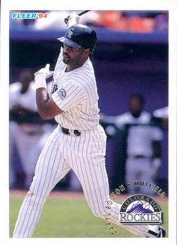 #435 Daryl Boston - Colorado Rockies - 1994 Fleer Baseball