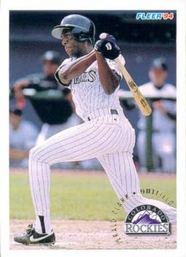 #438 Jerald Clark - Colorado Rockies - 1994 Fleer Baseball