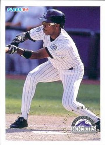 #439 Alex Cole - Colorado Rockies - 1994 Fleer Baseball