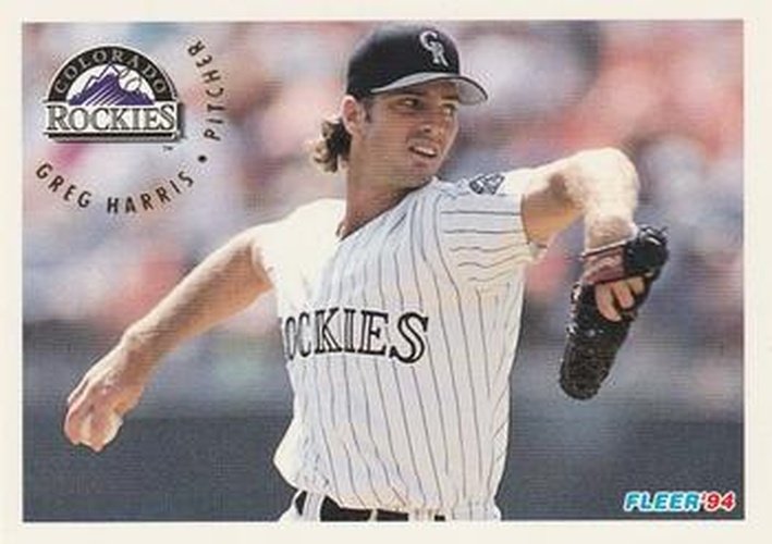 #442 Greg Harris - Colorado Rockies - 1994 Fleer Baseball
