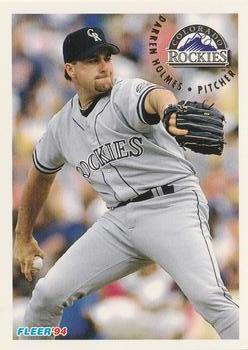 #444 Darren Holmes - Colorado Rockies - 1994 Fleer Baseball