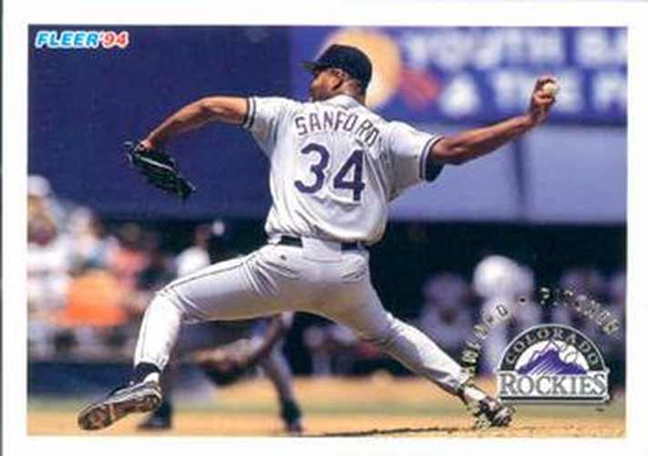 #453 Mo Sanford - Colorado Rockies - 1994 Fleer Baseball