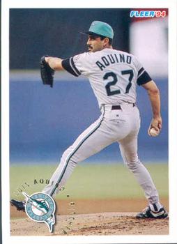 #458 Luis Aquino - Florida Marlins - 1994 Fleer Baseball