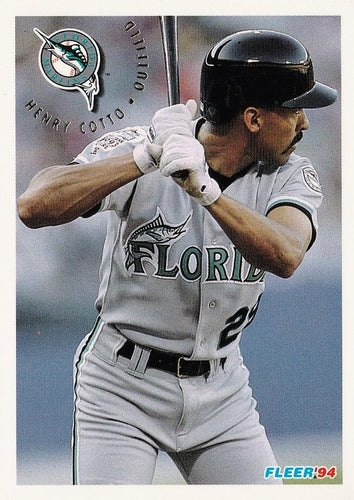 #465 Henry Cotto - Florida Marlins - 1994 Fleer Baseball