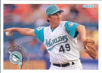 #469 Charlie Hough - Florida Marlins - 1994 Fleer Baseball