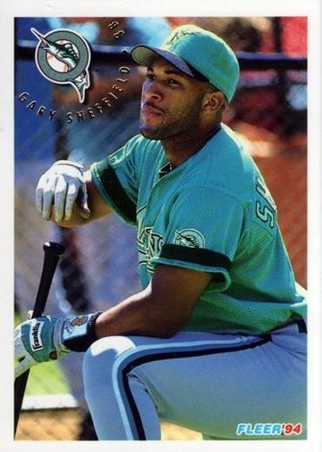 #477 Gary Sheffield - Florida Marlins - 1994 Fleer Baseball