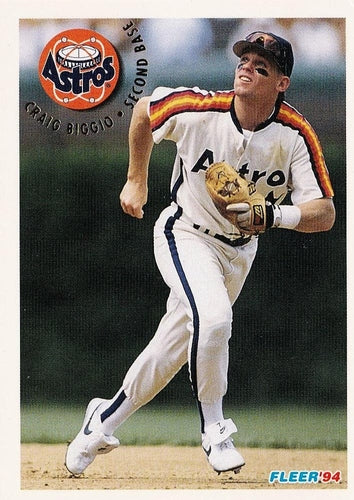 #485 Craig Biggio - Houston Astros - 1994 Fleer Baseball