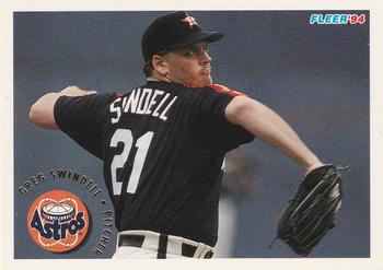 #500 Greg Swindell - Houston Astros - 1994 Fleer Baseball