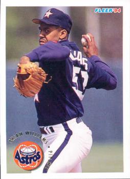 #503 Brian Williams - Houston Astros - 1994 Fleer Baseball