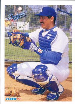 #512 Carlos Hernandez - Los Angeles Dodgers - 1994 Fleer Baseball