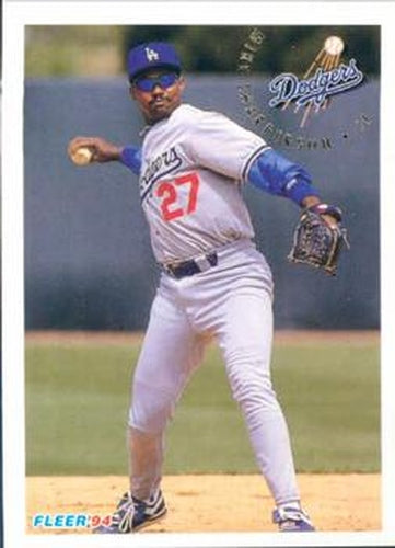 #523 Mike Sharperson - Los Angeles Dodgers - 1994 Fleer Baseball