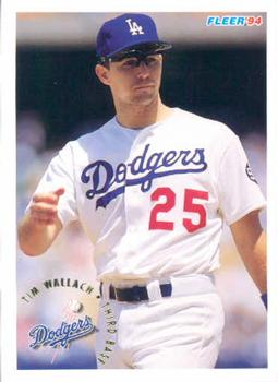 #527 Tim Wallach - Los Angeles Dodgers - 1994 Fleer Baseball