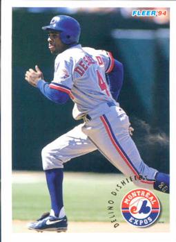 #535 Delino DeShields - Montreal Expos - 1994 Fleer Baseball