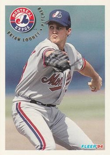 #544 Brian Looney - Montreal Expos - 1994 Fleer Baseball