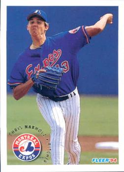 #546 Chris Nabholz - Montreal Expos - 1994 Fleer Baseball