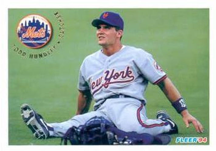 #565 Todd Hundley - New York Mets - 1994 Fleer Baseball