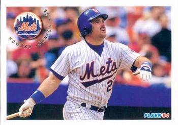 #568 Howard Johnson - New York Mets - 1994 Fleer Baseball