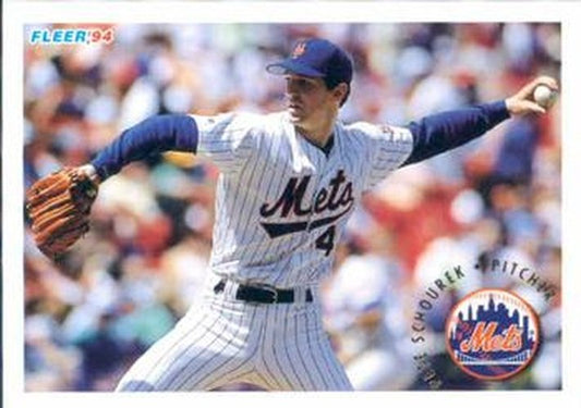#577 Pete Schourek - New York Mets - 1994 Fleer Baseball