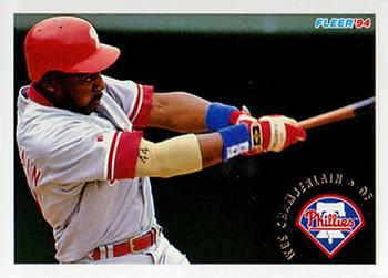 #584 Wes Chamberlain - Philadelphia Phillies - 1994 Fleer Baseball