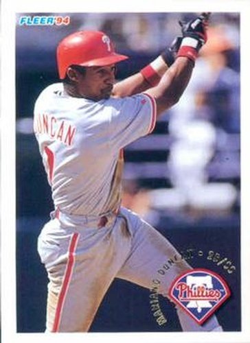 #586 Mariano Duncan - Philadelphia Phillies - 1994 Fleer Baseball