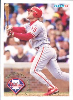 #590 Dave Hollins - Philadelphia Phillies - 1994 Fleer Baseball