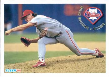 #604 Mitch Williams - Philadelphia Phillies - 1994 Fleer Baseball