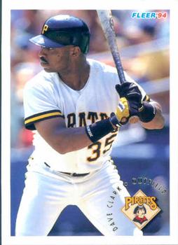 #606 Dave Clark - Pittsburgh Pirates - 1994 Fleer Baseball