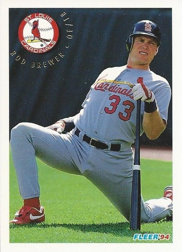 #629 Rod Brewer - St. Louis Cardinals - 1994 Fleer Baseball
