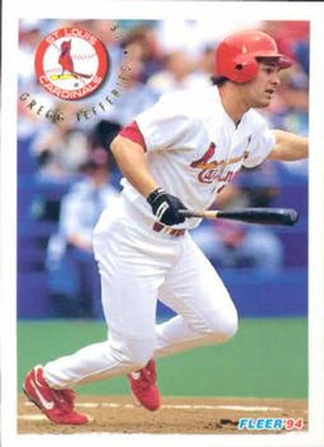 #633 Gregg Jefferies - St. Louis Cardinals - 1994 Fleer Baseball