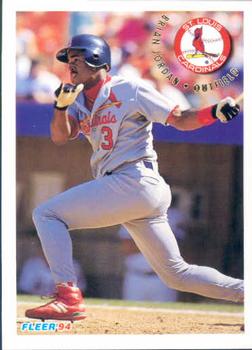 #634 Brian Jordan - St. Louis Cardinals - 1994 Fleer Baseball