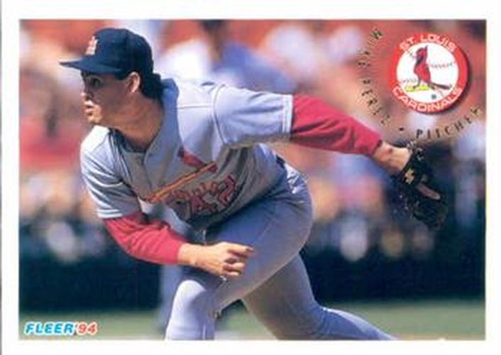 #644 Mike Perez - St. Louis Cardinals - 1994 Fleer Baseball