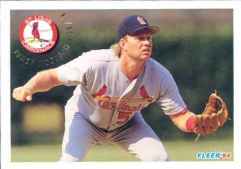 #650 Tracy Woodson - St. Louis Cardinals - 1994 Fleer Baseball