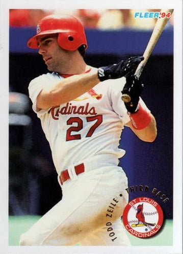 #651 Todd Zeile - St. Louis Cardinals - 1994 Fleer Baseball