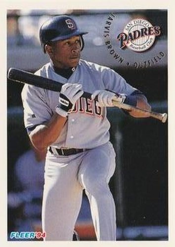 #658 Jarvis Brown - San Diego Padres - 1994 Fleer Baseball