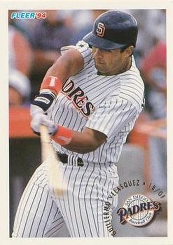#677 Guillermo Velasquez - San Diego Padres - 1994 Fleer Baseball