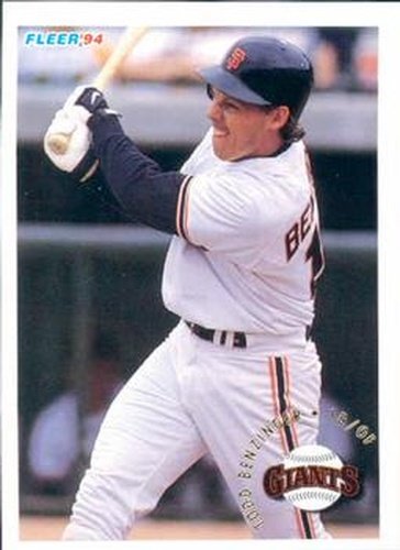 #682 Todd Benzinger - San Francisco Giants - 1994 Fleer Baseball